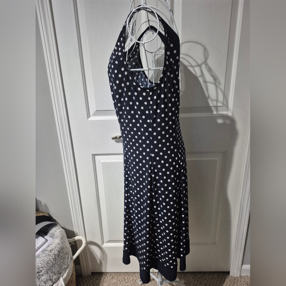 Chaps L. Fit And Flare Stetch Dress - Picture 3 of 5